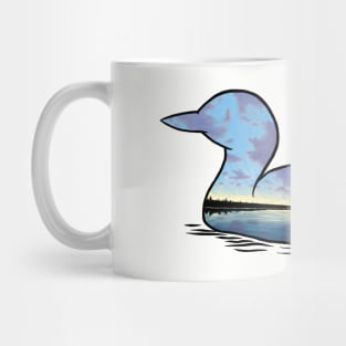 Loon Silhouette - Sunrise Mug